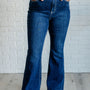 Mavis High Rise Side Seam Detail Flare Jeans