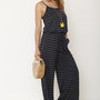 stripe jumpsuit