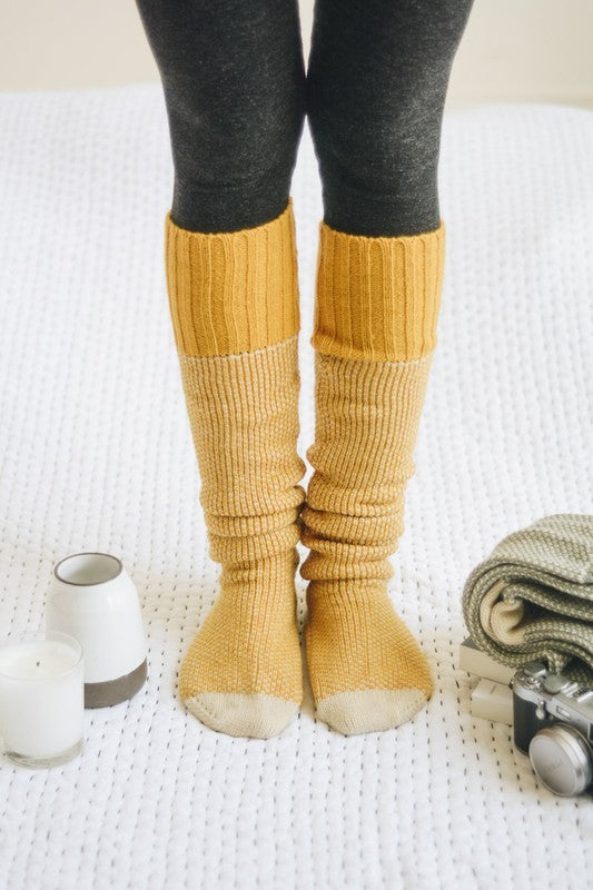 Knitted Lounge Socks - Crazy Like a Daisy Boutique