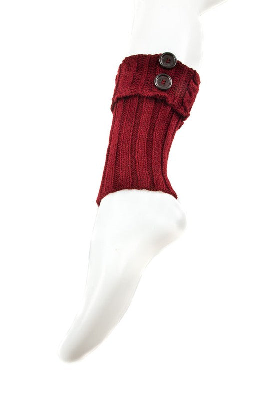 KNITTED WINTER LEG WARMERS - Crazy Like a Daisy Boutique #