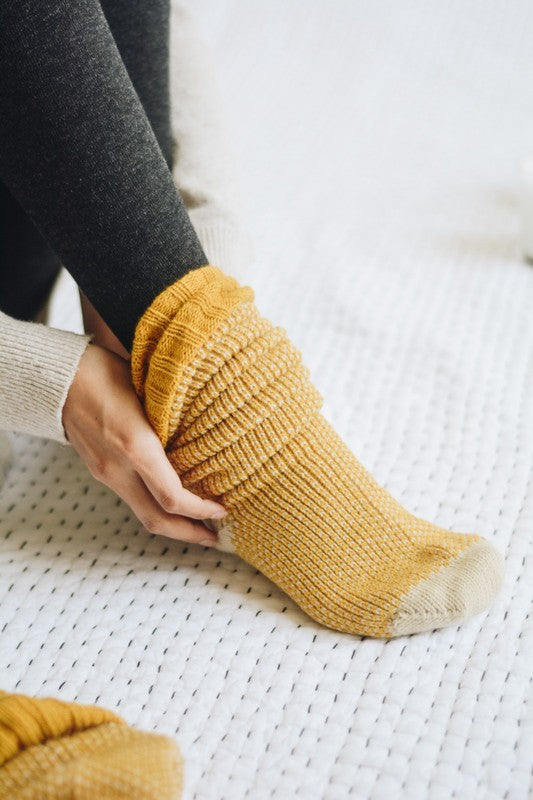 Knitted Lounge Socks - Crazy Like a Daisy Boutique