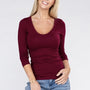 Essential V-Neck Long Sleeve T-Shirt - Crazy Like a Daisy Boutique #