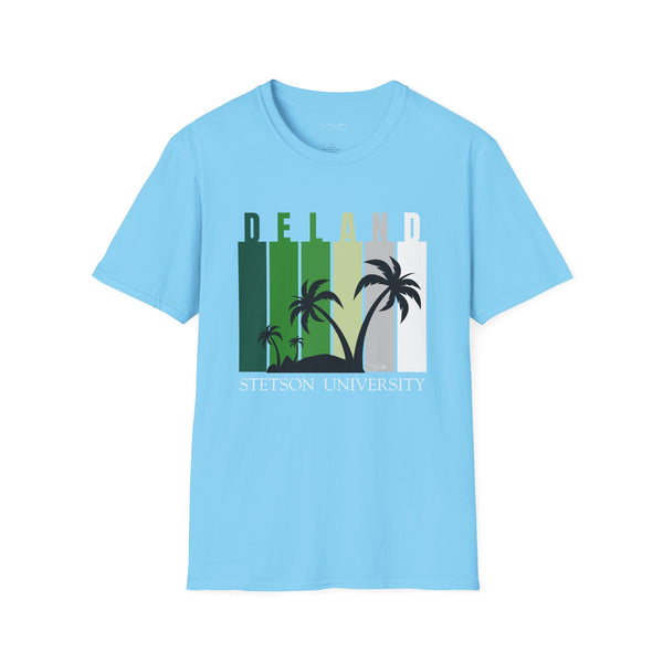 Custom COLLEGE TOWN Palm Trees - Softstyle T-Shirt