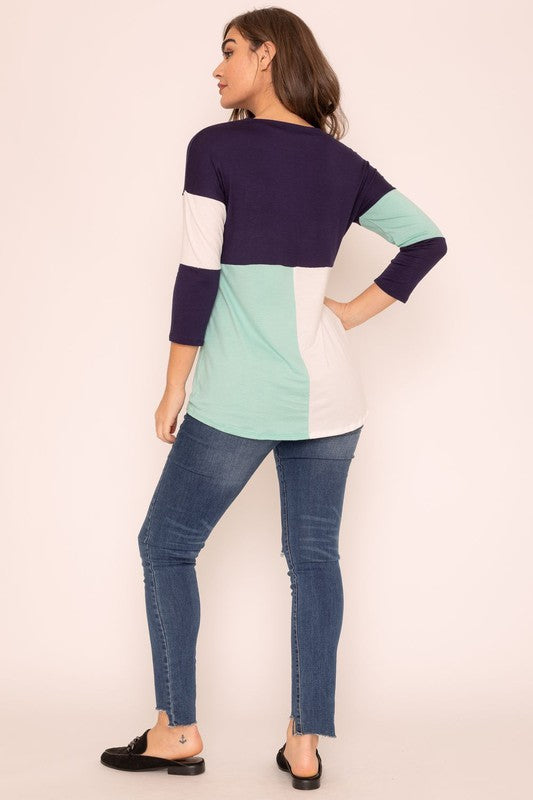 Color Block Tunic