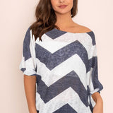 Chevron Dolan Tunic - Crazy Like a Daisy Boutique #