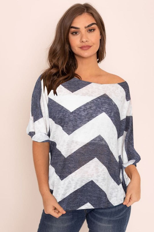 Chevron Dolan Tunic - Crazy Like a Daisy Boutique #