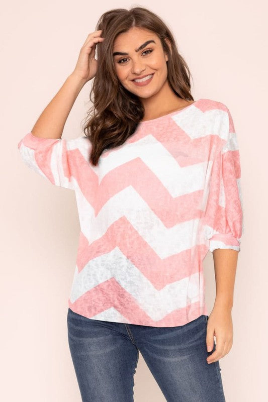 Chevron Dolan Tunic - Crazy Like a Daisy Boutique #