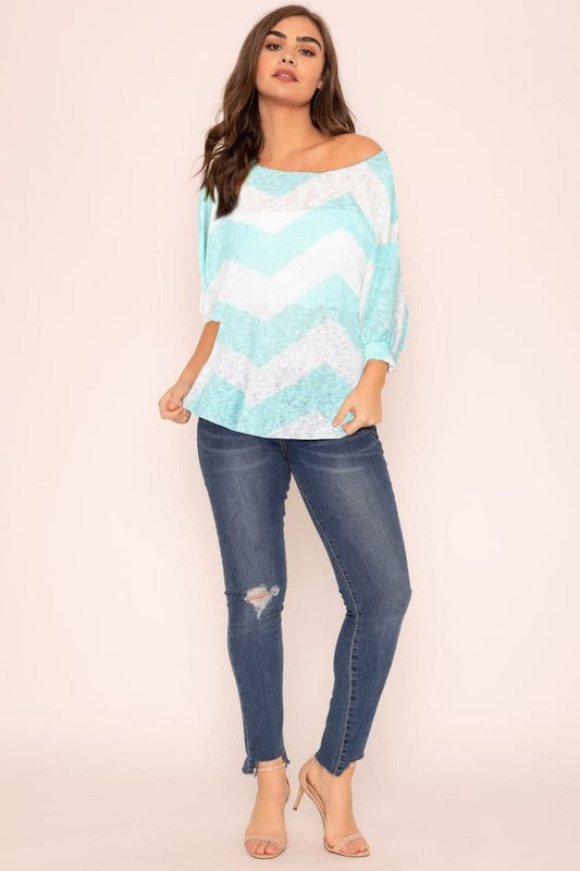 Chevron Dolan Tunic - Crazy Like a Daisy Boutique #