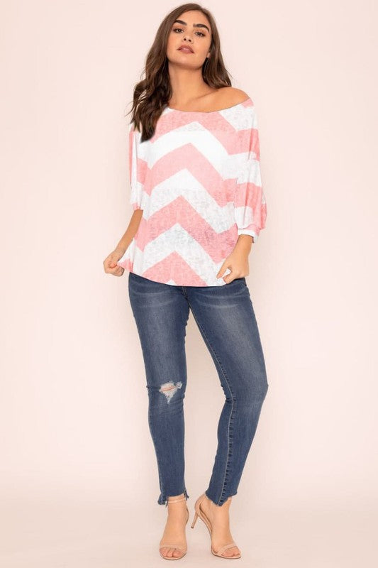 Chevron Dolan Tunic - Crazy Like a Daisy Boutique #