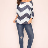 Chevron Dolan Tunic - Crazy Like a Daisy Boutique #