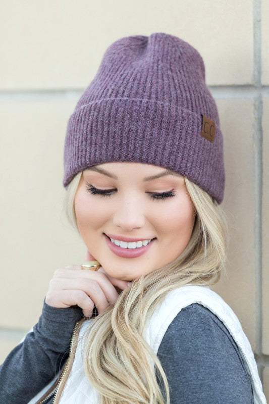 CC Fine Yarn Cuff Beanie - Crazy Like a Daisy Boutique #