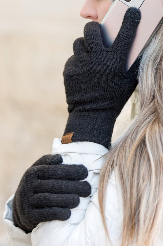 CC Cashmere Blend Touch Gloves - Crazy Like a Daisy Boutique #