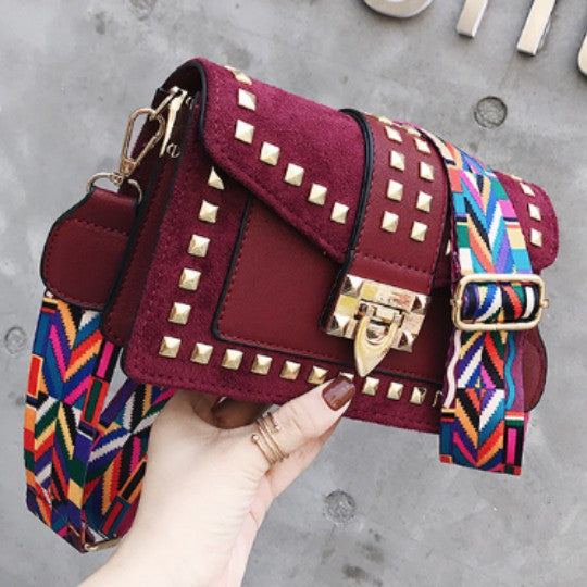 Betty Shoulder Bag -Velvet Finish - Crazy Like a Daisy Boutique #