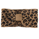 LEOPARD PRINT WINTER HEAD BAND - Crazy Like a Daisy Boutique #