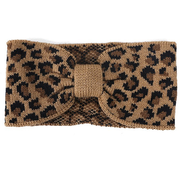 LEOPARD PRINT WINTER HEAD BAND - Crazy Like a Daisy Boutique #