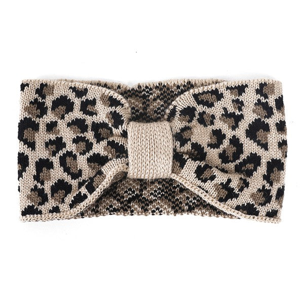 LEOPARD PRINT WINTER HEAD BAND - Crazy Like a Daisy Boutique #