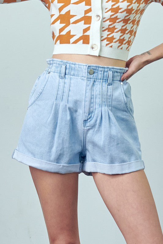 Super High Rise Mom Shorts - Crazy Like a Daisy Boutique #