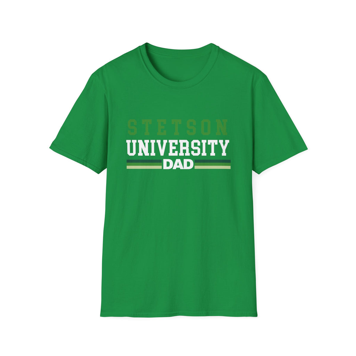 Custom College Dad Stripes - Softstyle T-Shirt