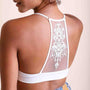 Tattoo Mesh Racerback Bralette