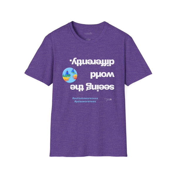 Seeing the World Differently Autism Awareness - Unisex Softstyle T-Shirt