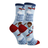 Happy Little Dreams - Womens Crew Socks - Crazy Like a Daisy Boutique #