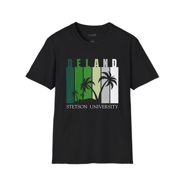 Custom COLLEGE TOWN Palm Trees - Softstyle T-Shirt