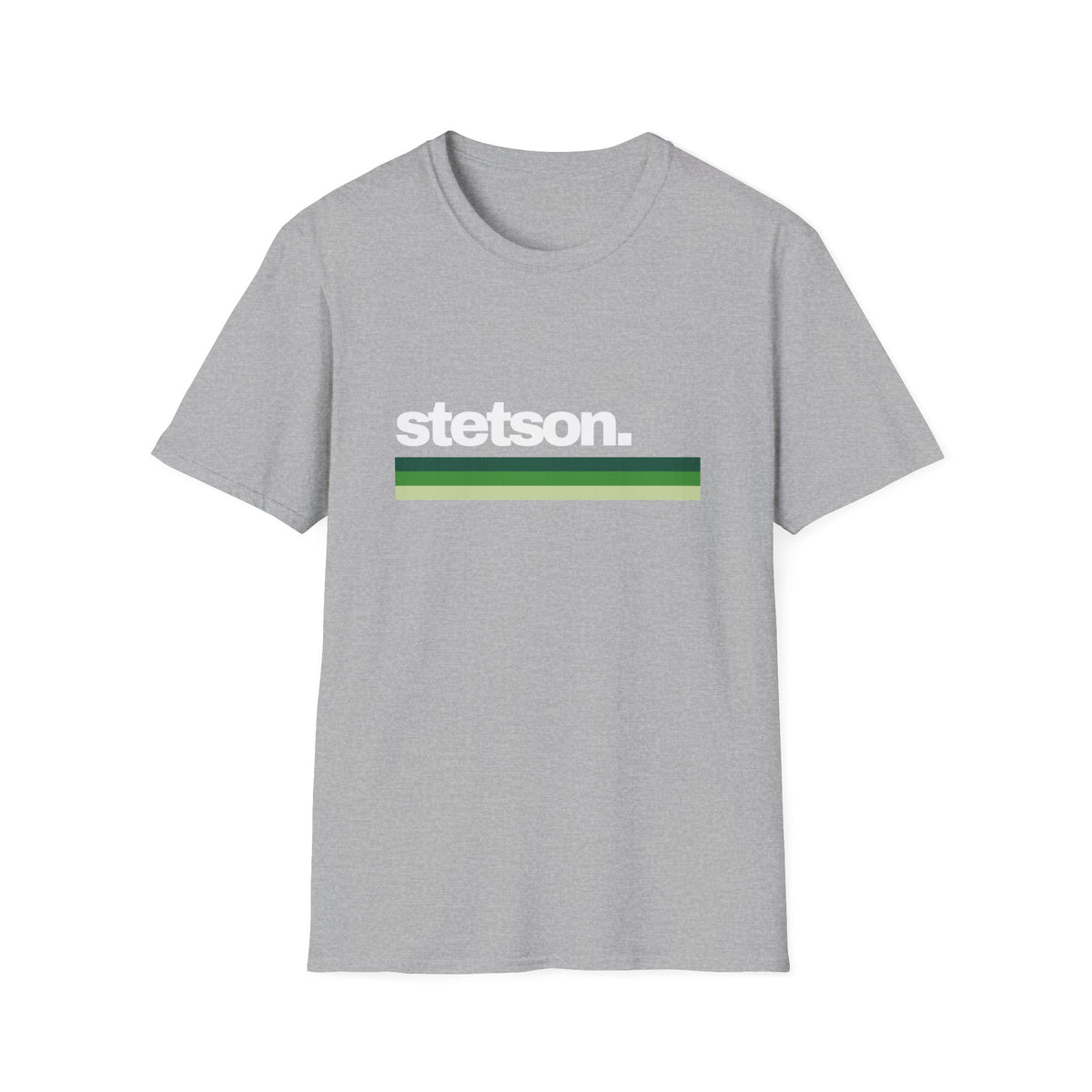 Custom College Stripes - Softstyle T-Shirt