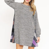 Tweed Bishop Sleeve A Line Dress - Crazy Like a Daisy Boutique #