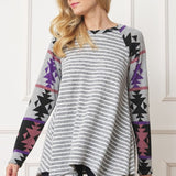 Tribal Sleeve Handkerchief Tunic - Crazy Like a Daisy Boutique #