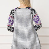 Tribal Sleeve Handkerchief Tunic - Crazy Like a Daisy Boutique #