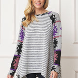 Tribal Sleeve Handkerchief Tunic - Crazy Like a Daisy Boutique #