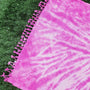 Waffle Towel,Throw Lightweight - Pink Tie Dye