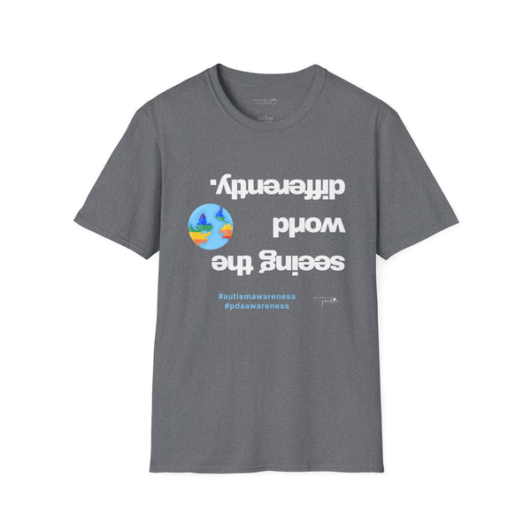 Seeing the World Differently Autism Awareness - Unisex Softstyle T-Shirt