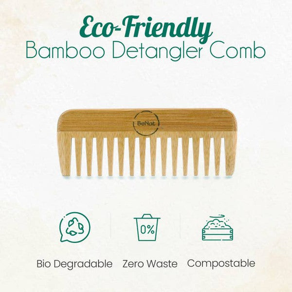 All-Natural Bamboo Comb - Crazy Like a Daisy Boutique #