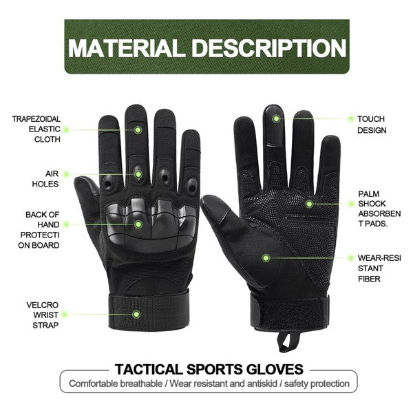 Airsoft Gloves w Touchscreen Fingertip Capability - Crazy Like a Daisy Boutique