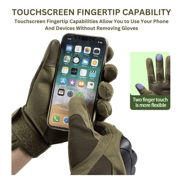 Airsoft Gloves w Touchscreen Fingertip Capability - Crazy Like a Daisy Boutique