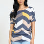 Chevron Dolman Top