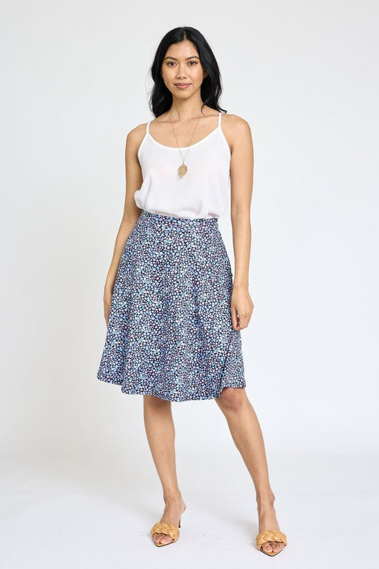 Floral Swing Skirt