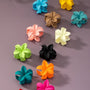 Bright color Hawaiian flower hair claw clip