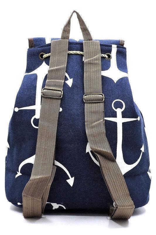 Tribal Printed Canvas Backpack - Crazy Like a Daisy Boutique #