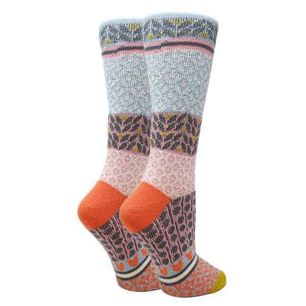 Ava - Women's Fuzzy crew socks - Crazy Like a Daisy Boutique #