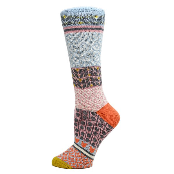 Ava - Women's Fuzzy crew socks - Crazy Like a Daisy Boutique #