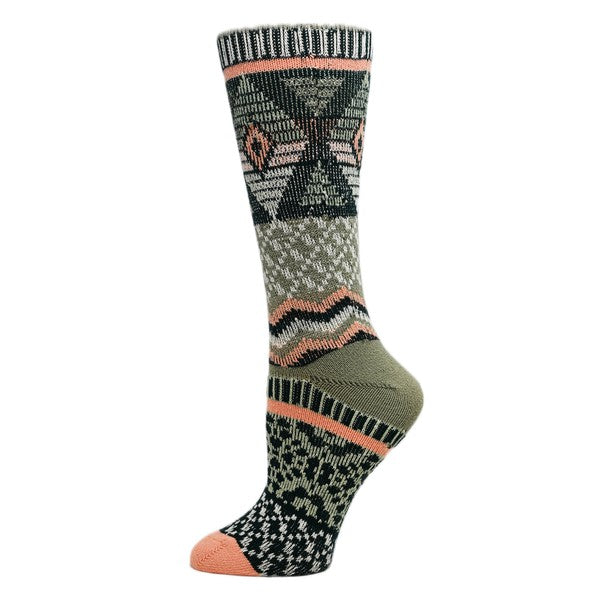 Emma - Women's fuzzy crew socks - Crazy Like a Daisy Boutique #