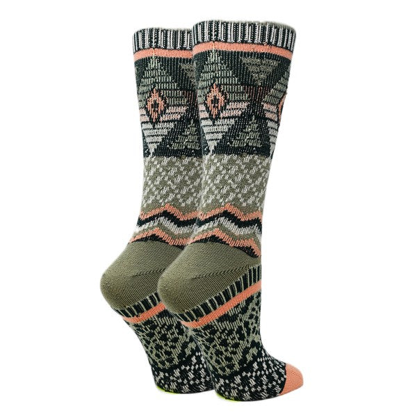 Emma - Women's fuzzy crew socks - Crazy Like a Daisy Boutique #