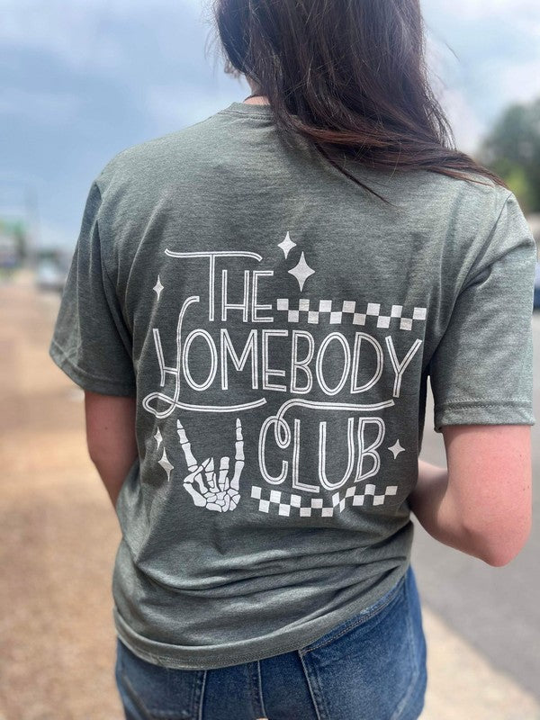 The Homebody Club Tee Plus Size - Crazy Like a Daisy Boutique #