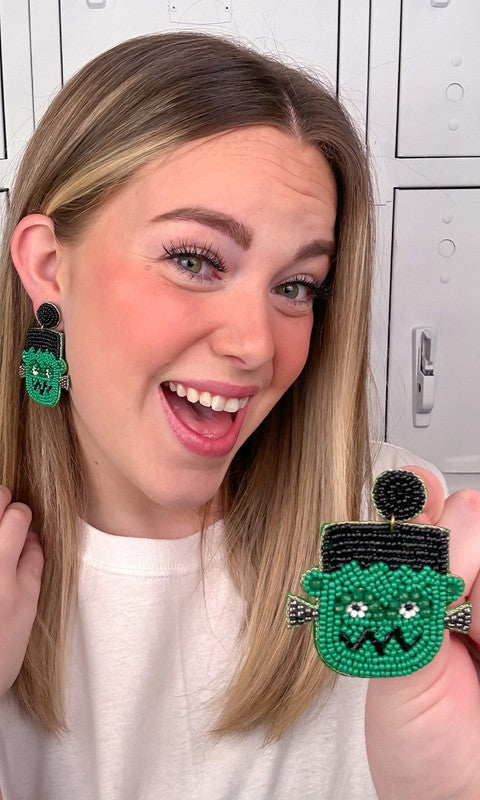 Frankenstein Earrings - Crazy Like a Daisy Boutique #