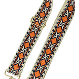 2 Inch Wide Aztec Tribal Pattern Guitar Strap - Crazy Like a Daisy Boutique #