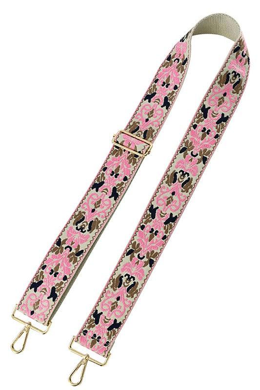 2 Inch Wide Aztec Tribal Pattern Guitar Strap - Crazy Like a Daisy Boutique #