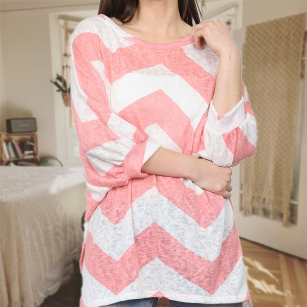 Chevron Dolan Tunic - Crazy Like a Daisy Boutique #