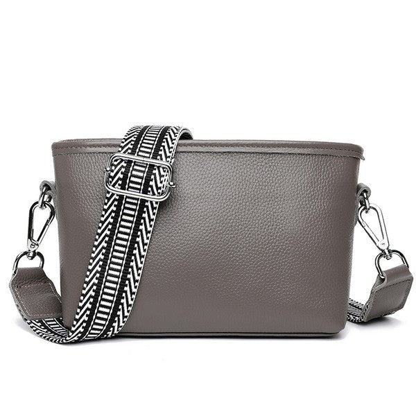 Aria Leather Compact Crossbody - Crazy Like a Daisy Boutique